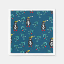 Jul Penguins Pappersservett
