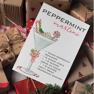 Jul Pepparkaka Martini Cocktailrecept Vykort