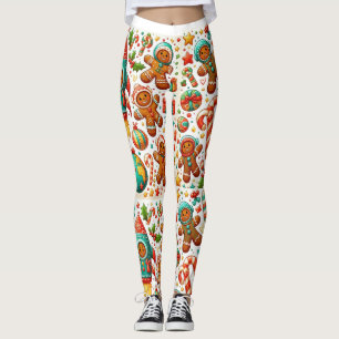 Jul pepparkakor utrymme leggings