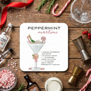 Jul Pepparkaksdrink Recept Underlägg Papper Kvadrat