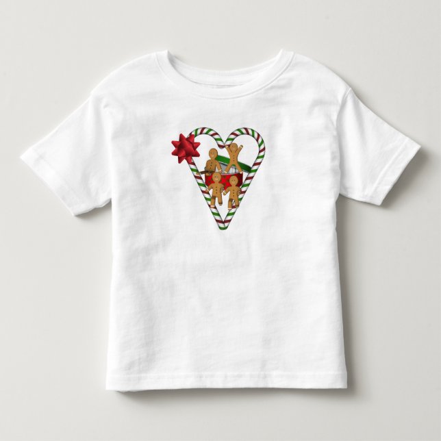 Jul Pepparkaksgubbar Holiday Tröja (Framsida)