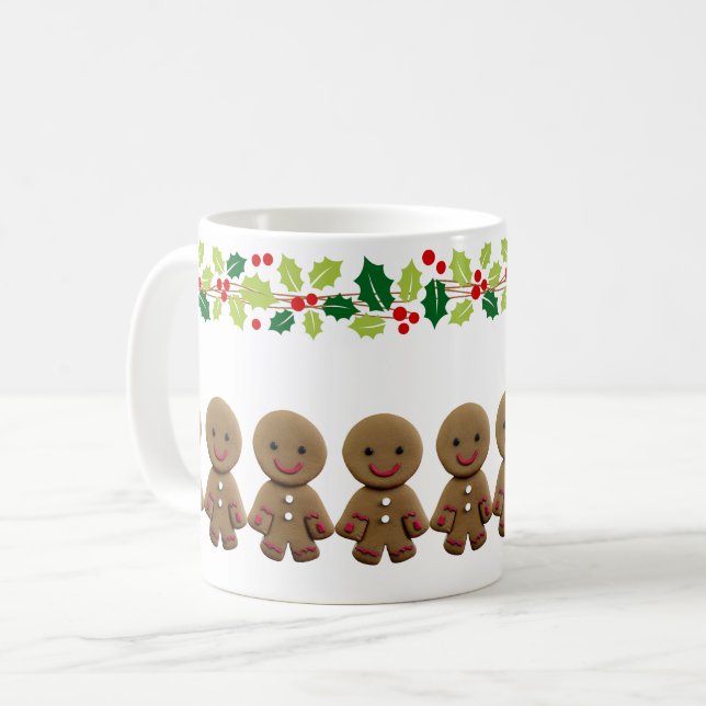 Jul Pepparkaksgubbe Holiday Mugg (Framsida vänster)