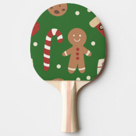 Jul Pepparkaksgubbe Mönster Pingisracket