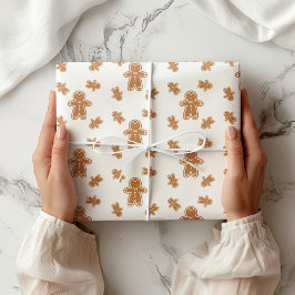 Jul Pepparkaksgubbe Mönster Presentpapper