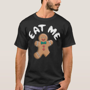 Jul Pepparkaksman Ät Mig Pepparkaka Rolig T Shirt