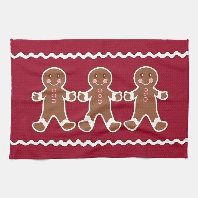 Jul Pepparkakspojkar Köksduk  Kökshandduk (Horisontell)