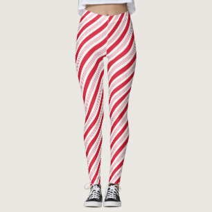Jul Pepparmynta Candy cane Rand Leggings