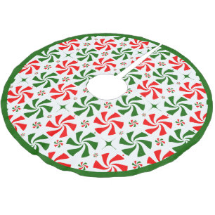 Jul Pepparmyntkonfekt Julgransmatta Borstad Polyester