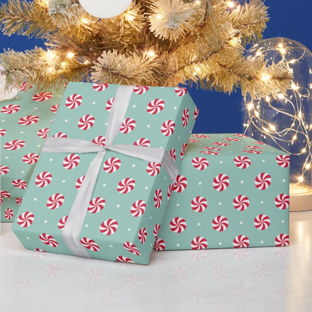 Jul Pepparmyntkonfekt  Presentpapper (Helgdagar)