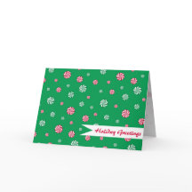 Jul Peppermint Candy Grönt Holiday Greetings