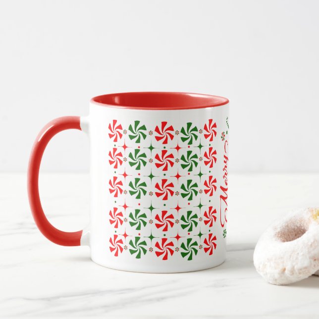 Jul Peppermint Candy Mugg (Med munk)