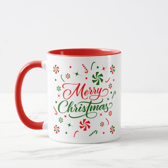 Jul Peppermint Candy Mugg (Vänster)
