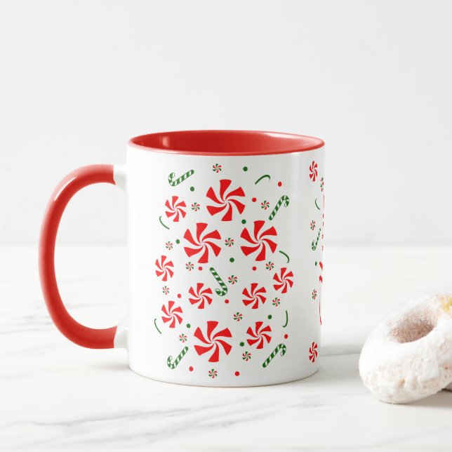 Jul Peppermint Candy Mugg (Med munk)