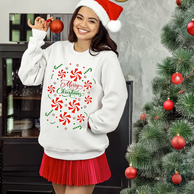 Jul Peppermint Candy T Shirt (Skapare uppladdad)