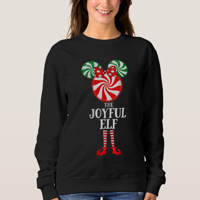 Jul Peppermint Candy Ugly Julsötare T Shirt (Framsida)