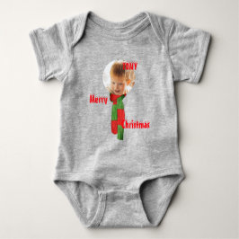 Jul personlig Baby Jersey Bodydräkt färg T Shirt