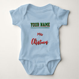 Jul personlig Baby Jersey Bodysuit färg T Shirt