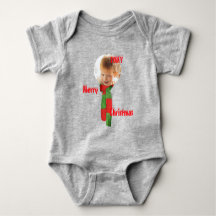 Jul personlig Baby Jersey Bodysuit färg