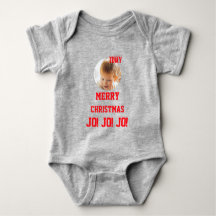 Jul personlig Baby Jersey Bodysuit färg