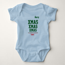 Jul personlig Baby Jersey Bodysuit färg T Shirt