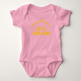 Jul personlig Baby Jersey Bodysuit färg T Shirt