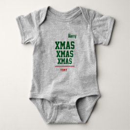 Jul personlig Baby Jersey Bodysuit färg T Shirt