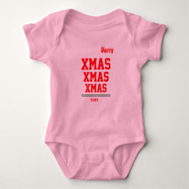 Jul personlig Baby Jersey Bodysuit färg T Shirt
