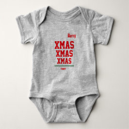 Jul personlig Baby Jersey Bodysuit färg T Shirt