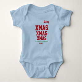 Jul personlig Baby Jersey Bodysuit färg T Shirt