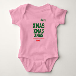Jul personlig Baby Jersey Bodysuit färg T Shirt