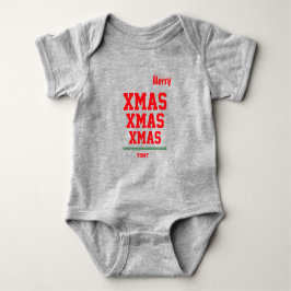 Jul personlig Baby Jersey Bodysuit färg T Shirt