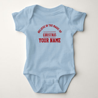 Jul personlig Baby Jersey Bodysuit färg T Shirt