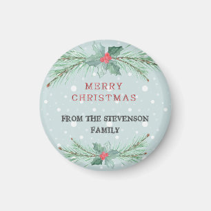 Jul, Personlig, Spruce, mistletoe Magnet