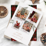 Jul Photo Collage Rustic Play Ro Guld<br><div class="desc">Anpassa enkelt vårt God jul-familjs Photo Collage Ro Gold Foil-Helgdag-kort genom att klicka på knappen "Personalize" (Anpassa). Lägg till favoritfoton från närmaste och djupaste plats för att skapa en av en god julhälsning som också är en perfekt för att vara viktig</div>
