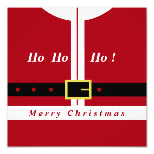 Jul Photo Print Funny Jultomten Design Fototryck