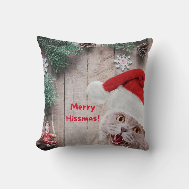Jul Pillow, Merry Hissmas Önskemål Kudde (Framsida)