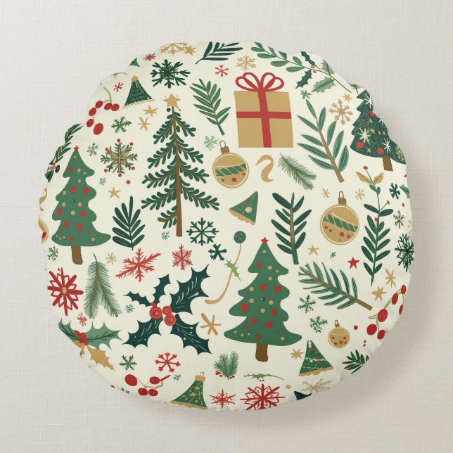 Jul Pillow Round Cushion Rund Kudde (Framsidan)