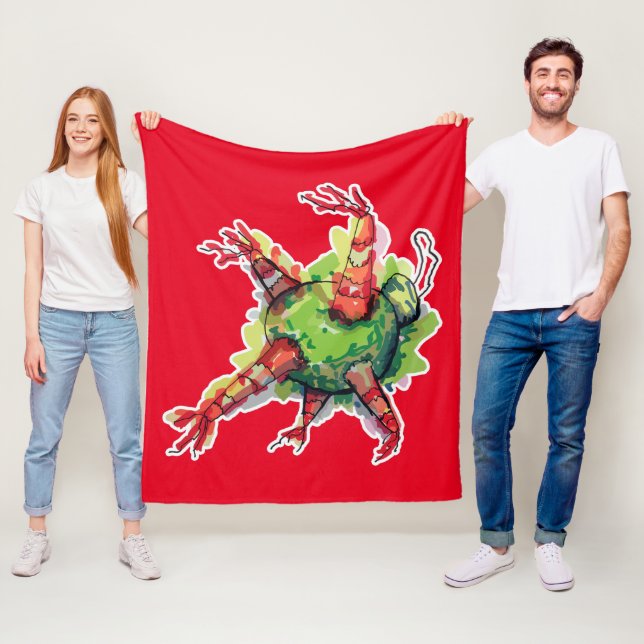 Jul Pinata Fleecefilt (På plats)