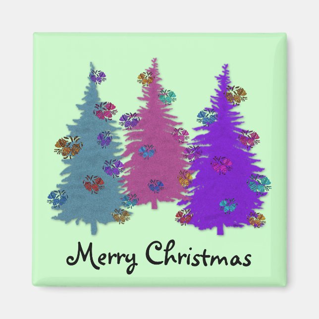 Jul Pinecones Magnet (Framsidan)