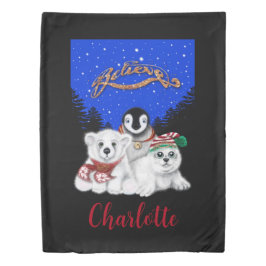 Jul pinguvin unge isbjörn säl unge