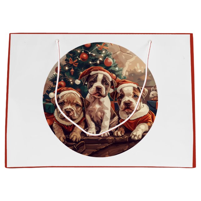 Jul Pit Bull Valp Hundar (Framsidan)
