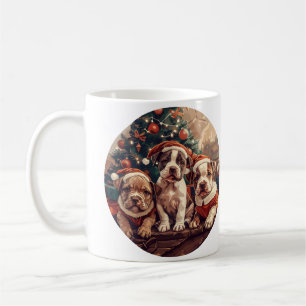 Jul Pit Bull Valp Hundar Kaffemugg