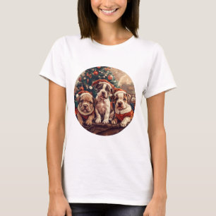 Jul Pit Bull Valp Hundar T Shirt