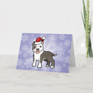 Jul Pitbull/American Stbudsdshire Terrier Helgkort