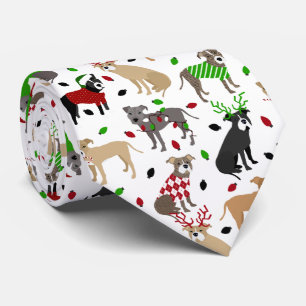 Jul Pitbull Hundar Neck Tie Slips