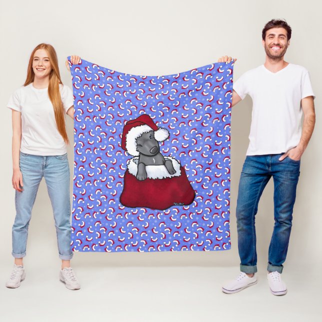 Jul Pittie Fleece Blanket (På plats)