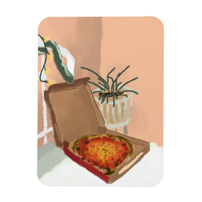 Jul Pizza Magnet (Vertikal)