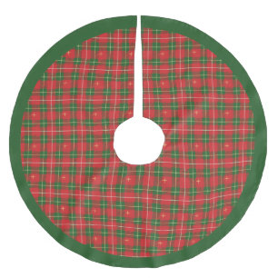 Jul Plade Irish Red Julgransmatta Borstad Polyester