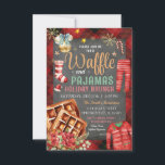 Jul Play Chalkboard Waffle Pajamas Helgdag Inbjudningar<br><div class="desc">Jul Play Chalkboard Waffle Pajamas Helgdag Brunch-inbjudan</div>