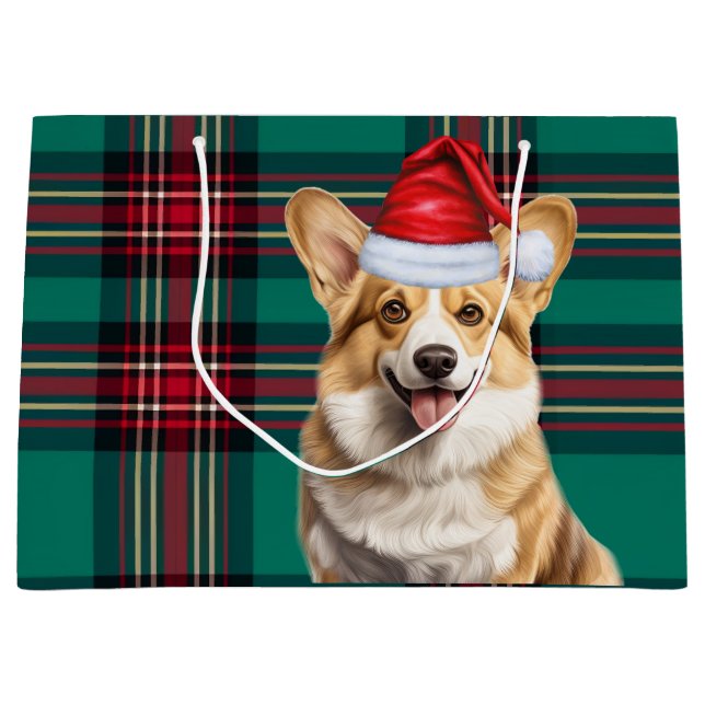 Jul Play Pembroke Welsh Corgi Hund Helgdag (Framsidan)